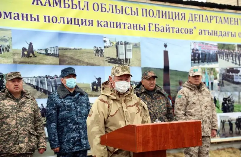 Оперативно-тактические учения прошли в Жамбылской области