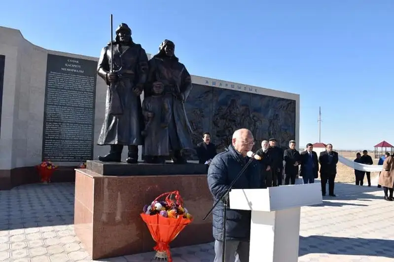 Sozaqta «Sozaq qasireti» memorıaly ashyldy
