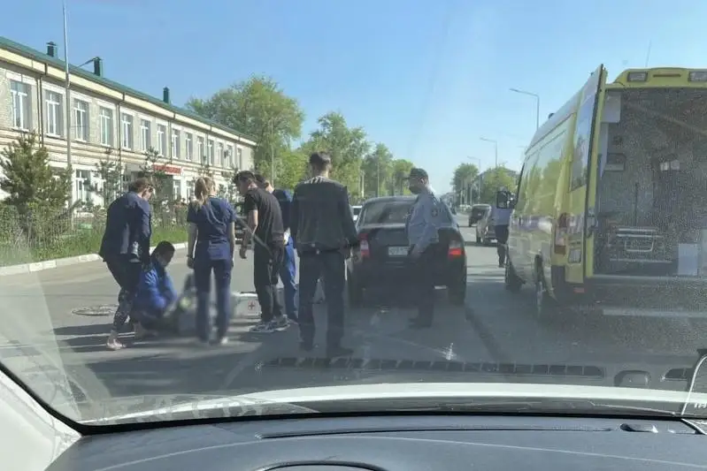 78-летнюю женщину сбили на пешеходном переходе в Петропавловске