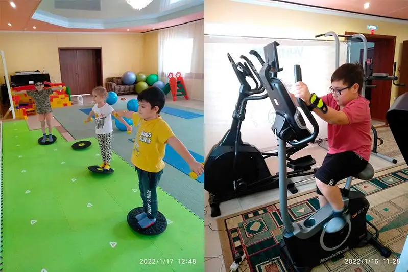 Соцпредпринимательство: В Костанае дети с особенностями развития могут заниматься на спецтренажерах