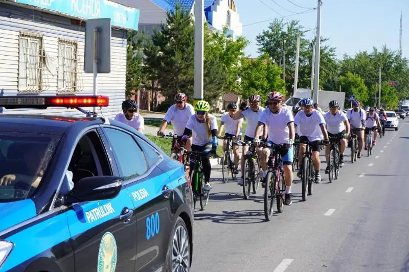 Велопробег к международному дню борьбы с наркоманией прошёл в Костанае