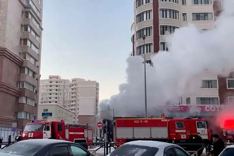 Возгорание произошло в магазине Cotton в Нур-Султане