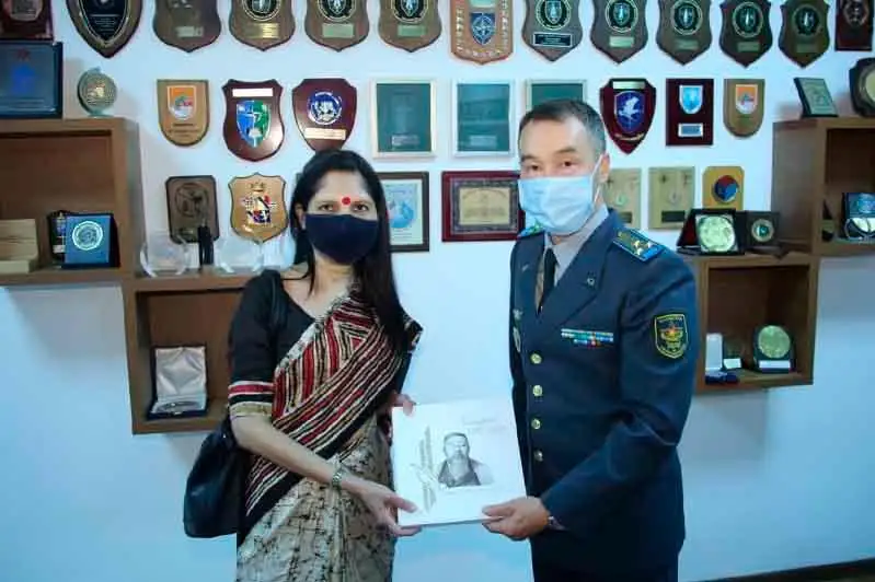 Индийская делегация посетила центр подготовки казахстанских миротворцев