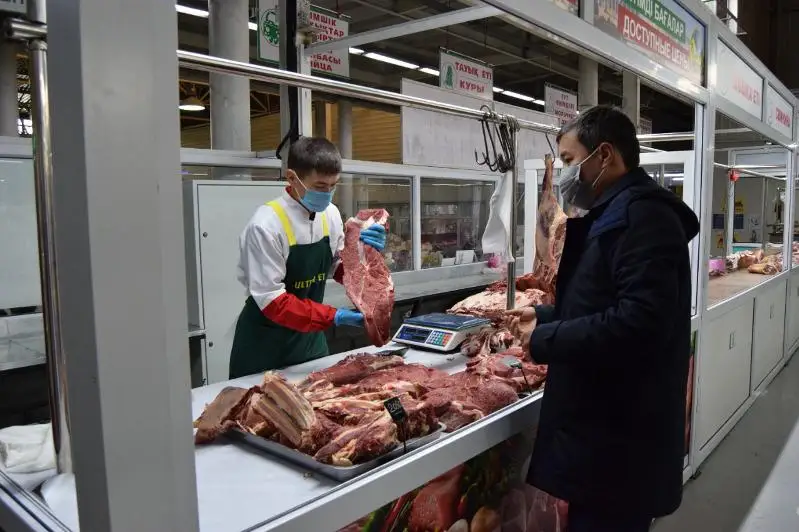 Социальные мясные лавки открылись в Алматы