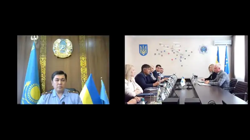 Вузы по подготовке сотрудников правоохранительных органов Казахстана и Украины договорились о сотрудничестве