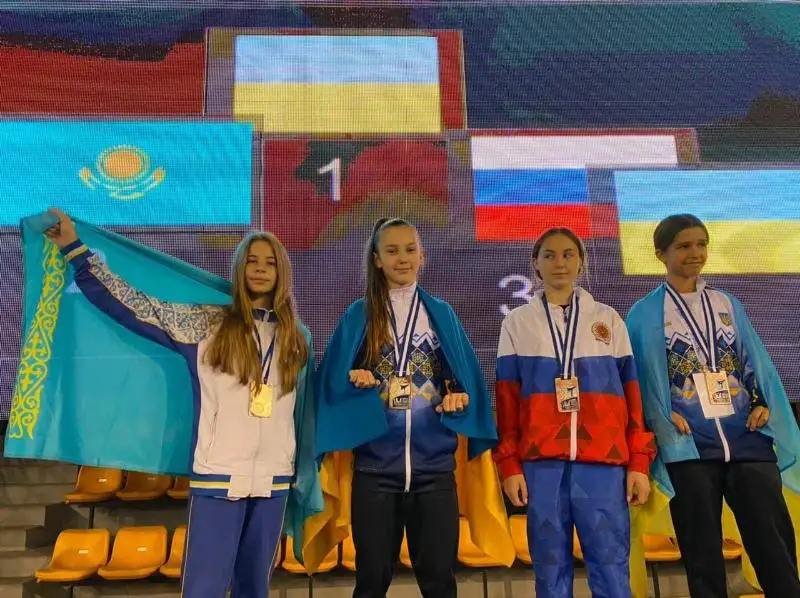 Казахстанская школьница стала второй на чемпионате Европы по таэквондо