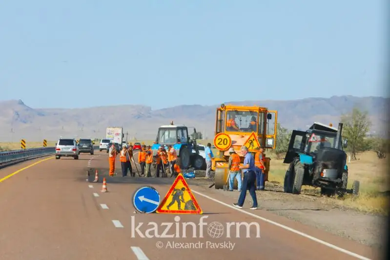 Когда закончат ремонт трассы до Алаколя