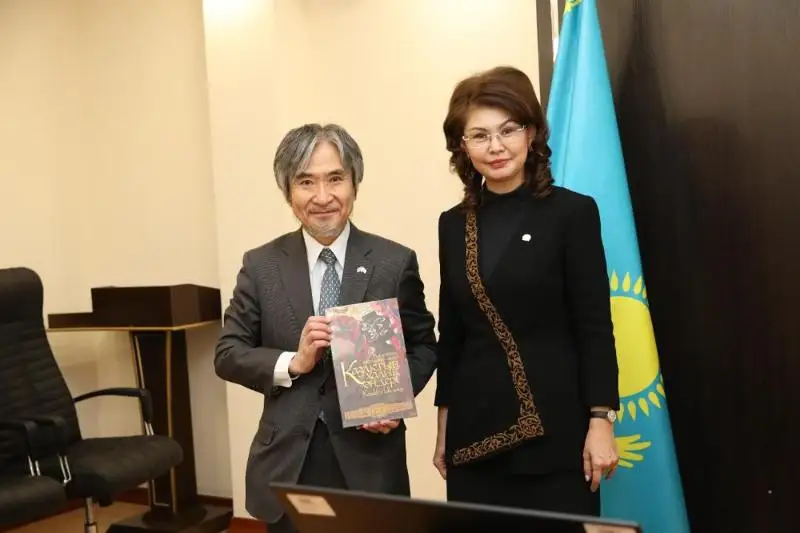 Mınıstr Aıda Balaeva Japonııa Elshisimen kezdesti