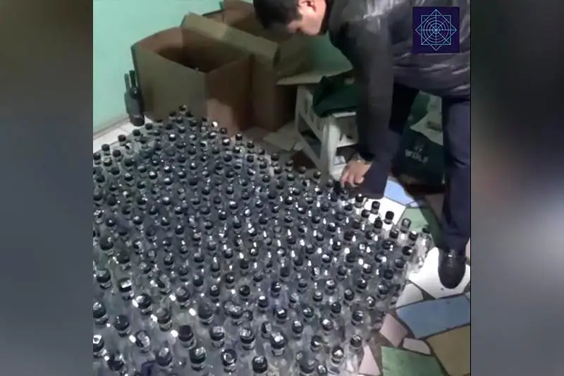 Shymkentte alkogol ónimderin shyǵaratyn jasyryn tseh anyqtaldy