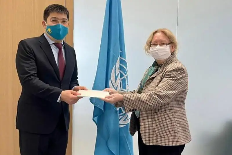 Постпред Казахстана вручил верительные грамоты гендиректору отделения ООН в Женеве