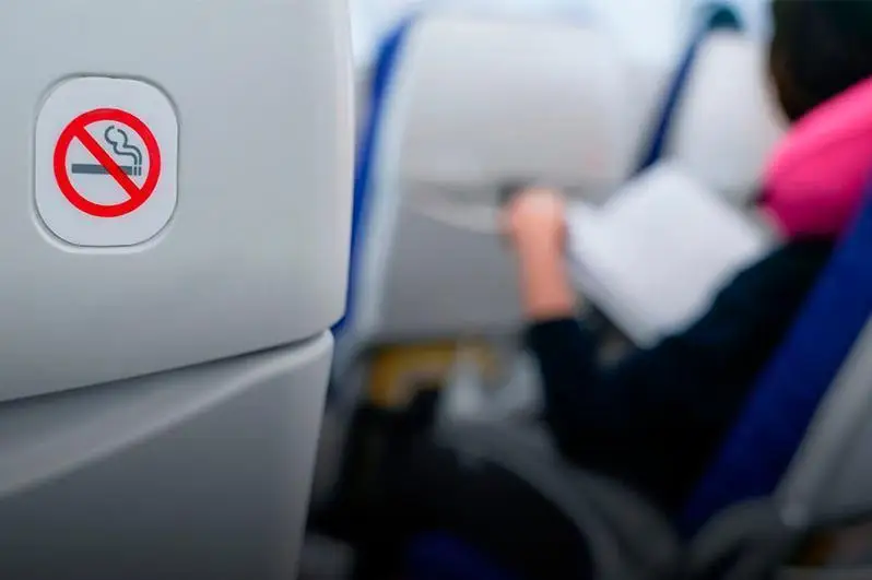 За курение на борту самолета оштрафовали в Туркестане гражданина Турции