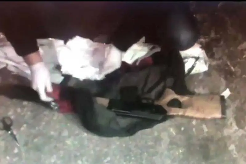 Два тайника с оружием указал подозреваемый полицейским Алматинской области