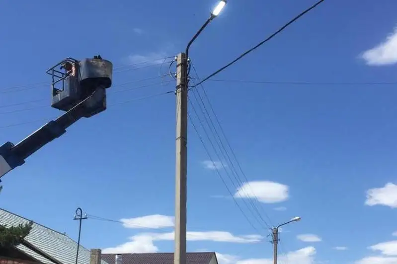 Масштабная реконструкция уличного освещения началась в Сатпаеве