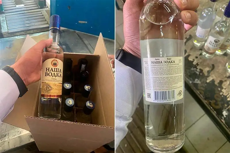 Завод по незаконному производству водки выявлен в Алматинской области