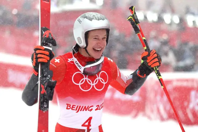 Пекин-2022: Швейцарский горнолыжник Марко Одерматт победил в гигантском слаломе на Олимпиаде