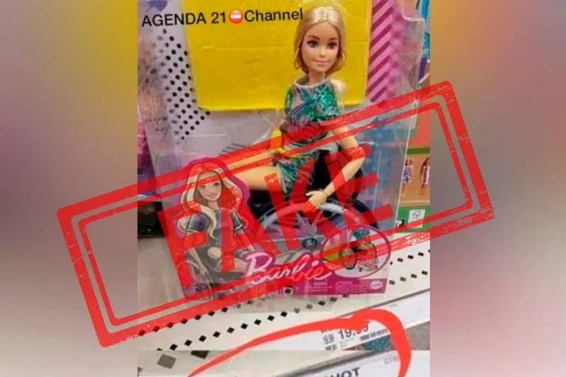 Фейк: В продаже появилась кукла Барби, демонстрирующая последствия вакцинации против COVID-19