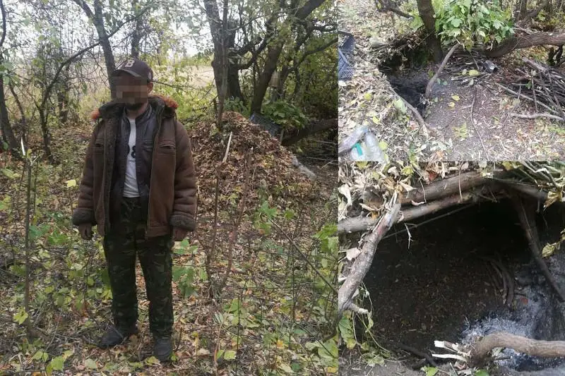 Ушел из дома и поселился в лесной землянке житель СКО