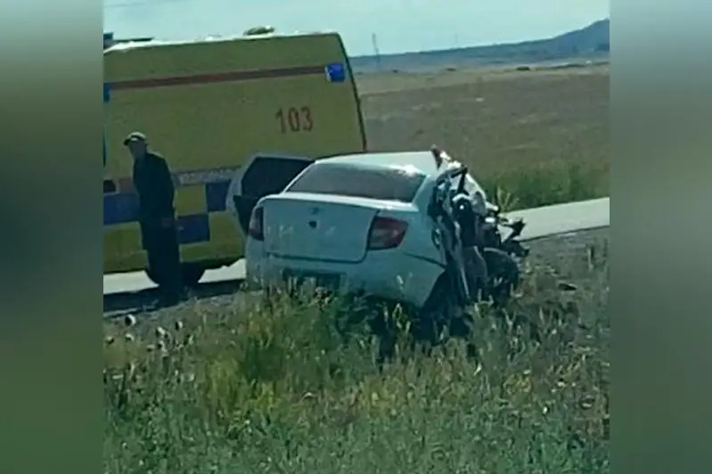 Отец и сын погибли в ДТП под Темиртау