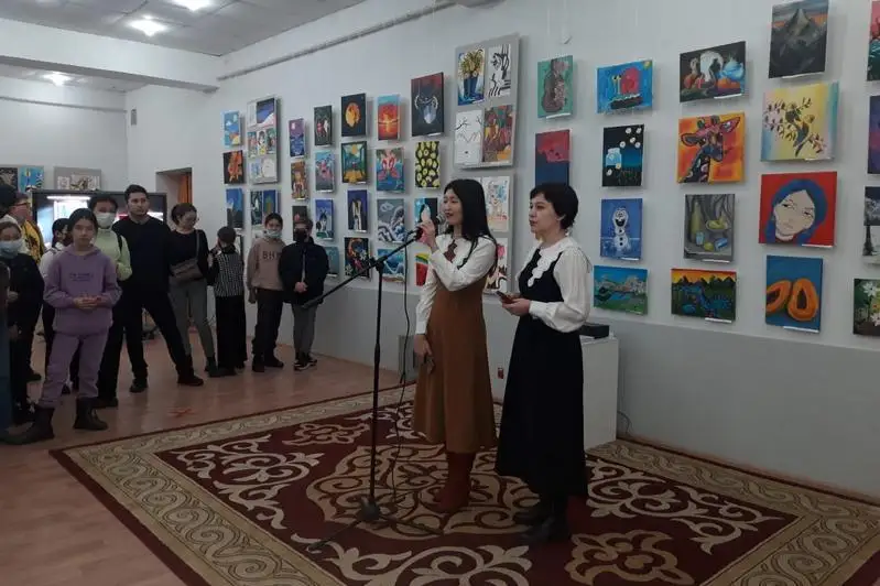 Выставка детских работ открылась в карагандинском музее