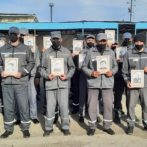 Память фронтовиков ВОВ почтили в колонии Павлодарской области