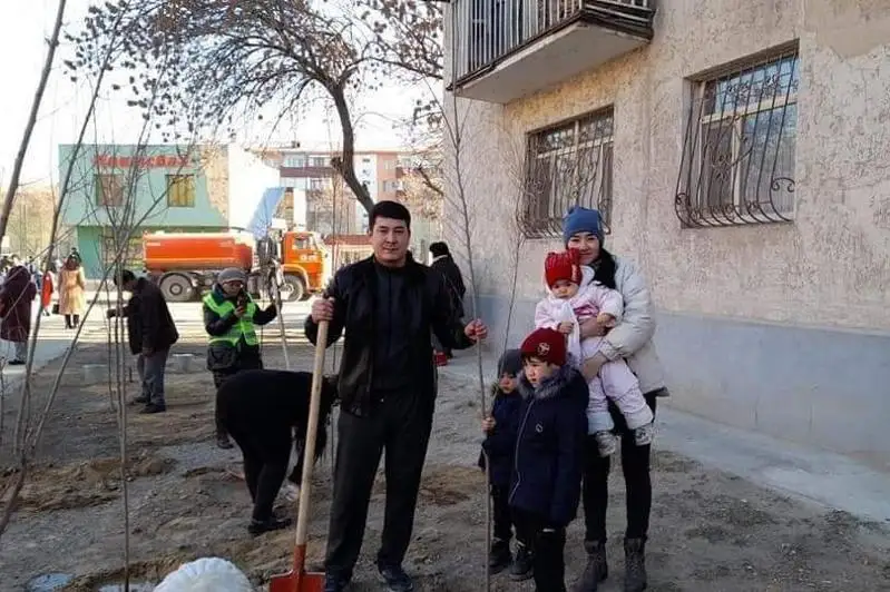 Túrkistanda «Otbasyńmen on tal ek!» aktsııasy bastaldy