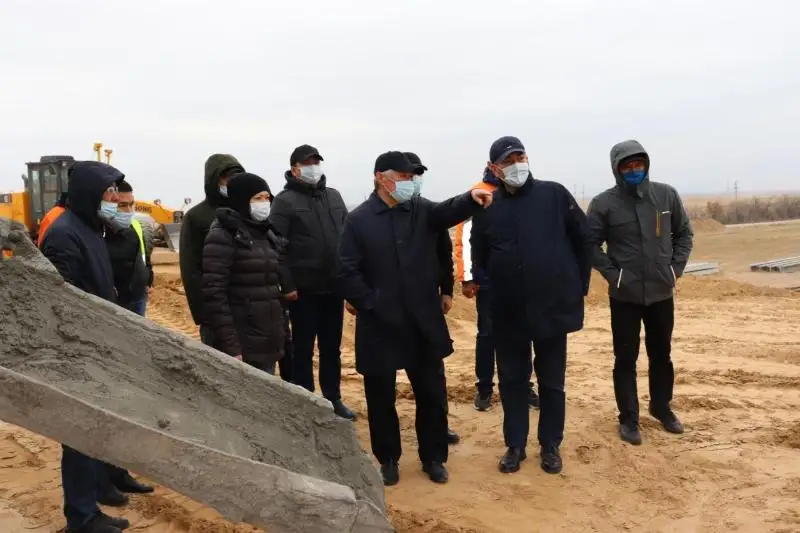 Бердибек Сапарбаев раскритиковал темпы строительства дороги Мерке - Шу - Бурылбайтал