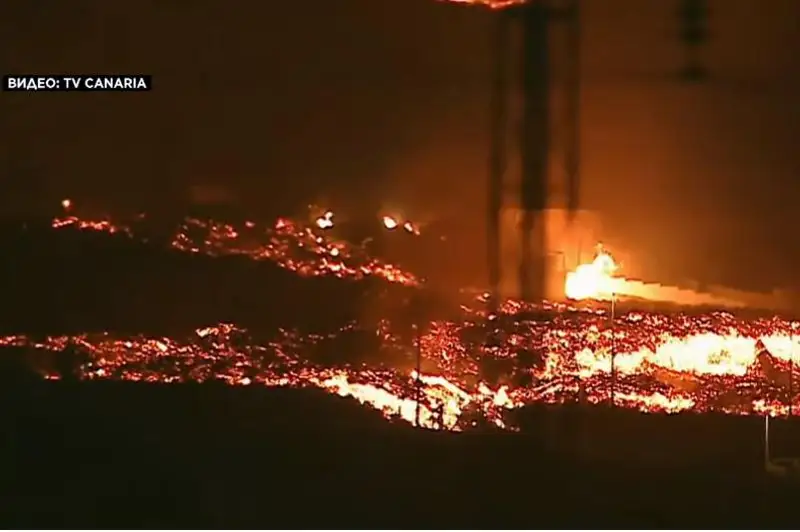 На Пальме обрушилась стена кратера