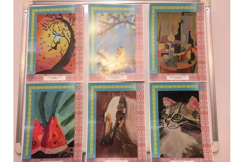 Выставка рисунков казахстанских детей прошла в Тегеране