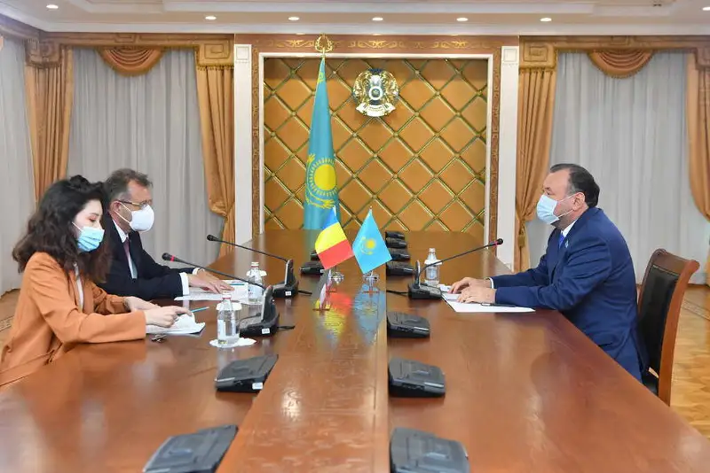 Мухтар Кул-Мухаммед встретился с послом Румынии в Казахстане