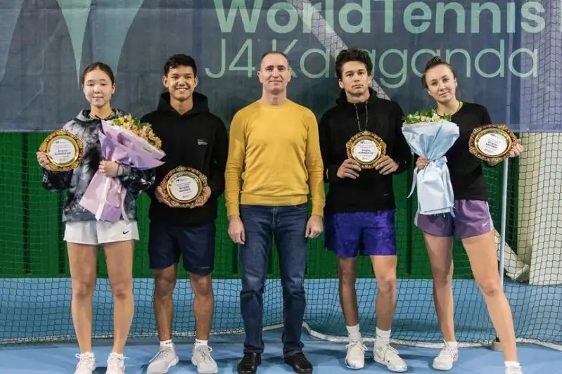 Международный теннисный турнир завершился в Караганде