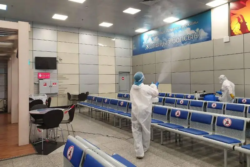 Международный аэропорт Алматы проверили на соблюдение карантина