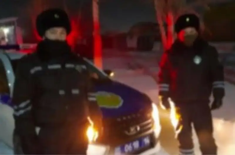 Водитель по пути из Ерейментау чуть на замёрз на трассе в Павлодарской области