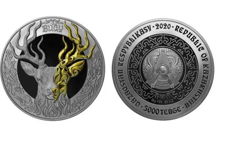 Национальный банк выпускает в обращение коллекционные монеты «BUǴY»