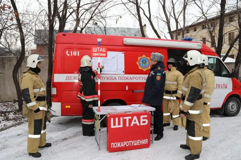 О материально-технической оснащенности пожарных служб рассказали в ДЧС Алматы