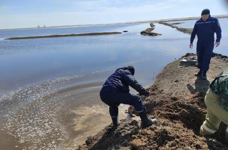 В Павлодарской области восстановили размытую дорогу Жолболды - Шиликти