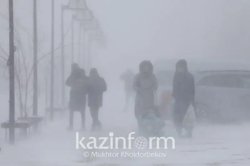 Осадки и гололед ожидаются 1 марта в Казахстане
