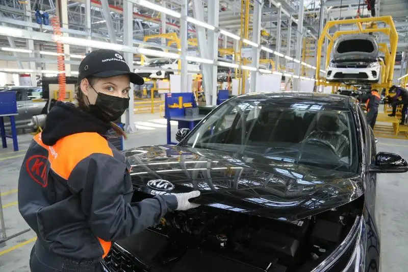 Производство автомобилей KIA стартовало в Костанае