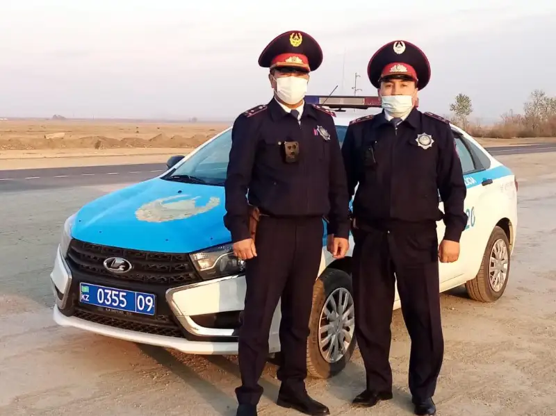 От пожара спасли домашний скот и дом карагандинские полицейские