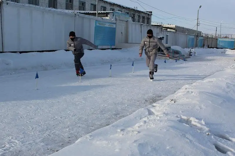 Соревнования по конькобежному спорту прошли в колонии Павлодара