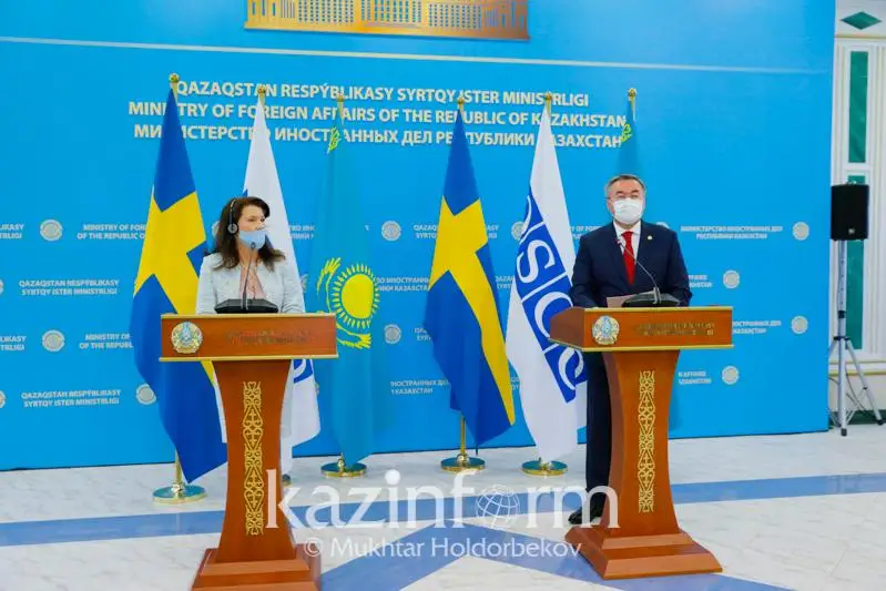 Мухтар Тлеуберди и Анн Линде высоко оценили торгово-экономическое сотрудничество между Казахстаном и Швецией