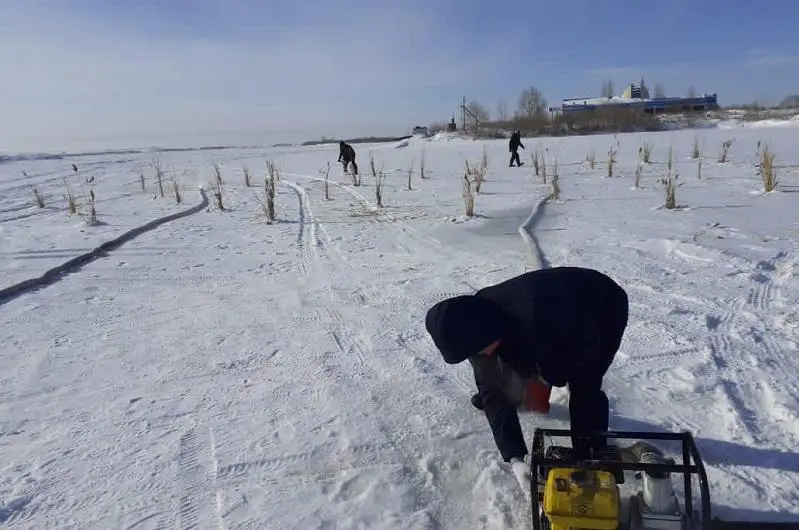 На столичных водоемах проводятся мероприятия по предотвращению гибели рыб