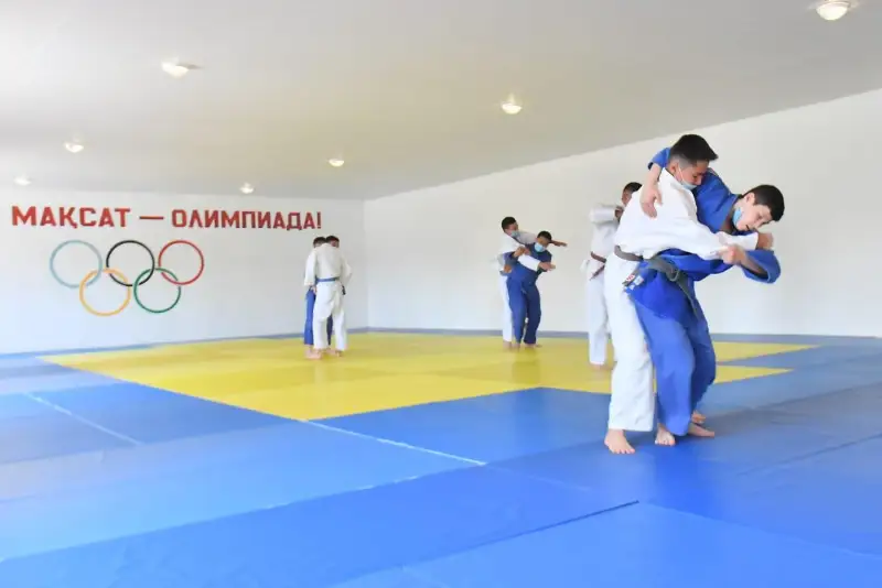 Зал дзюдо открыли в Шардаринском районе Туркестанской области