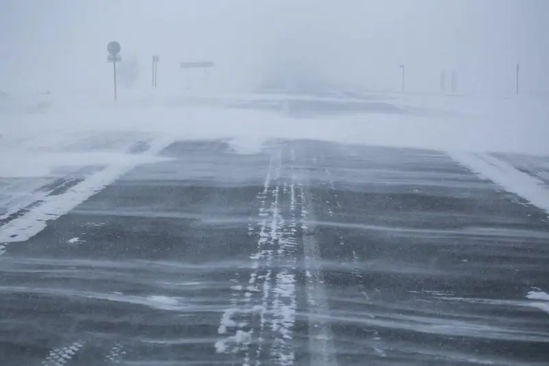 Метель в СКО: видимость менее 50 метров, закрыты дороги