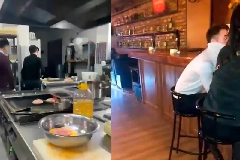 Черный вход в бар обнаружила мониторинговая группа в столице