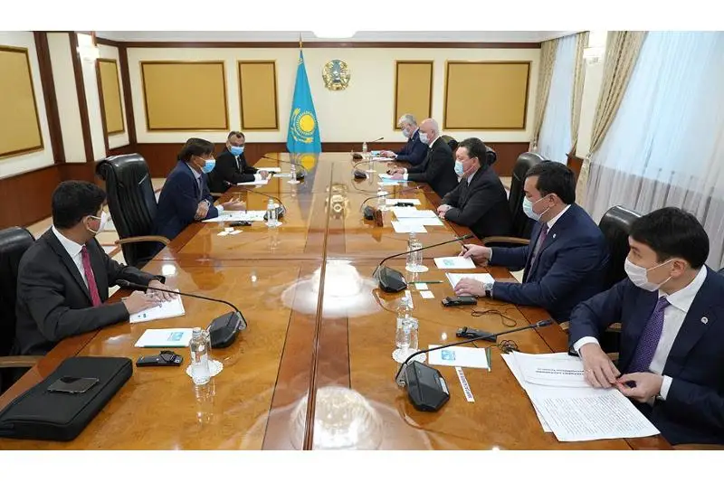 Аскар Мамин встретился с главой «Arcelor Mittal» Лакшми Митталом