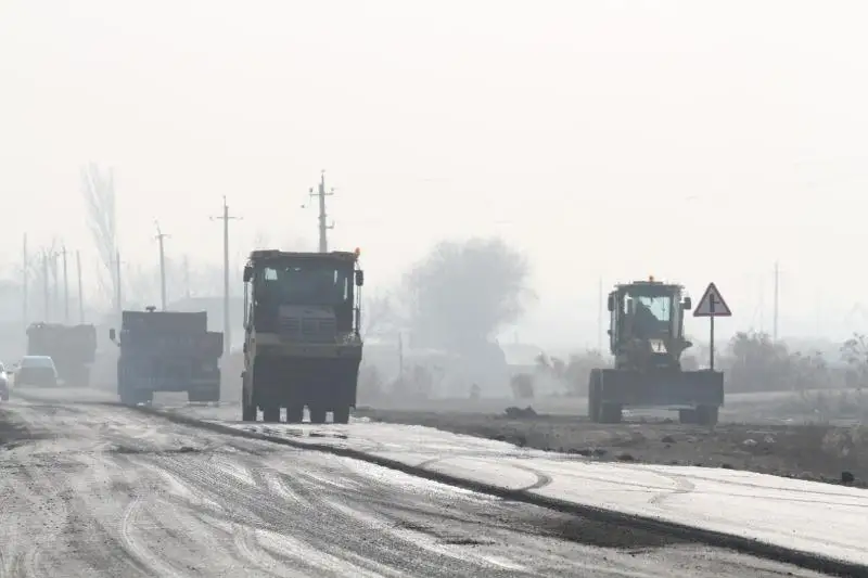 77 улиц заасфальтировали в Мактааральском районе Туркестанской области
