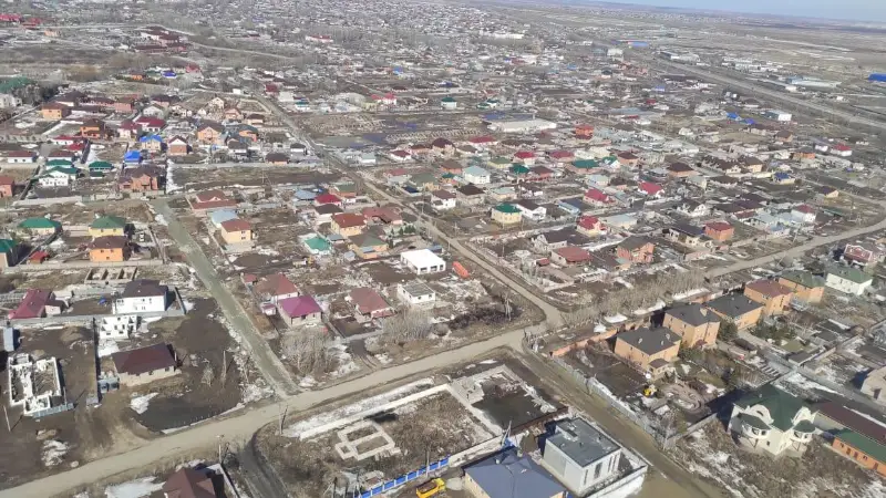 Совершен облет паводкоопасных участков в Акмолинской области