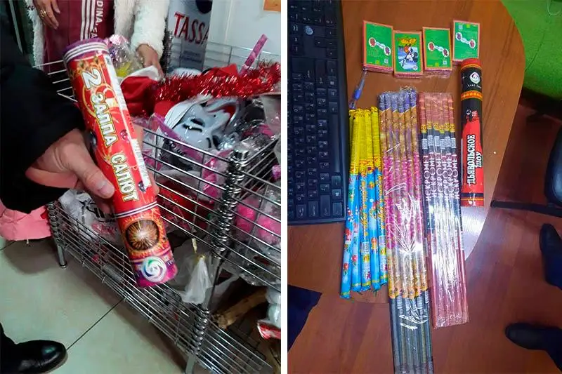 28 фактов незаконной реализации пиротехники выявили туркестанские полицейские