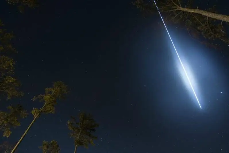 Падение метеорита зафиксировали в США