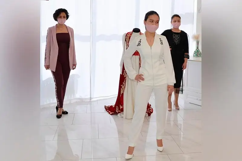 Презентация коллекции одежды в национальном стиле прошла в Акмолинской области